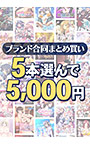 【まとめ買い】1，900作品以上から5本選んで5，000円！冬のブランド合同セット